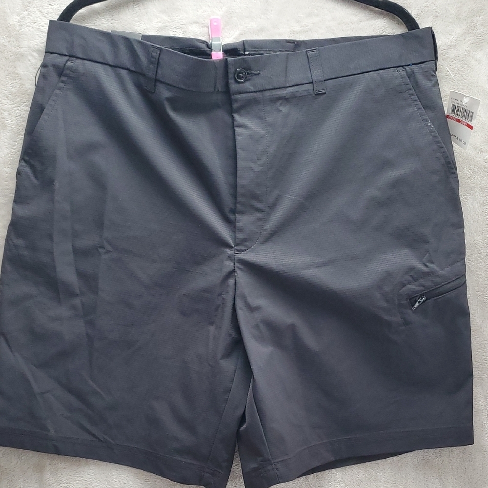 PEBBLE BEACH | 36 GOLF SPORT PERFORMANCE SHORTS | GREY CHARCOAL NWT